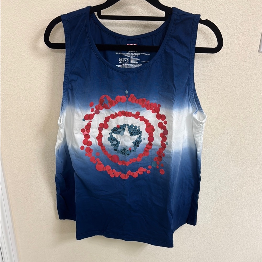 Brand New Captain America Sleeveless Top